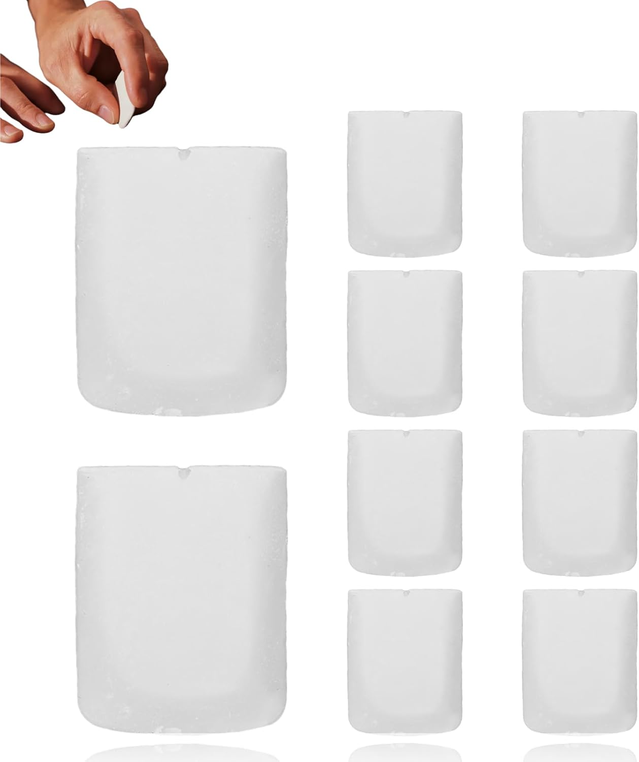 10PCS Tailors Chalk, Sewing Fabric Markers Washable Chalk DIY Crafts White for Quilting Supplies Accessories 