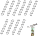 10PCS Metal Candle Wick Holder, Holders for Making Centering Tool Stainless Steel Device DIY Craft 