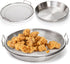 10.3" Kitchen Oil Filter Tray, Stainless Steel Air Fryer Mesh Pan, Draining Basket Accessories for Fried Food, Cooking Net Strainer Colander Barbecue Grill Vegetable Dessert 