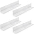 4 Pack Aluminum Angle 6061, 2" x 2"x 1/8" Stock, Bars 12" Length, 90-Degree Angled Extrusion, T5 Temper Mill for Moulding Structural Construction 