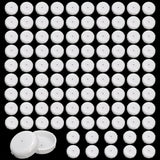 100 Pack 1-1/2 inch Patio Furniture Feet Caps, Wrought Iron Outdoor Chair Glides, Thick Plastic Leg Caps for Metal Chairs & Tables 