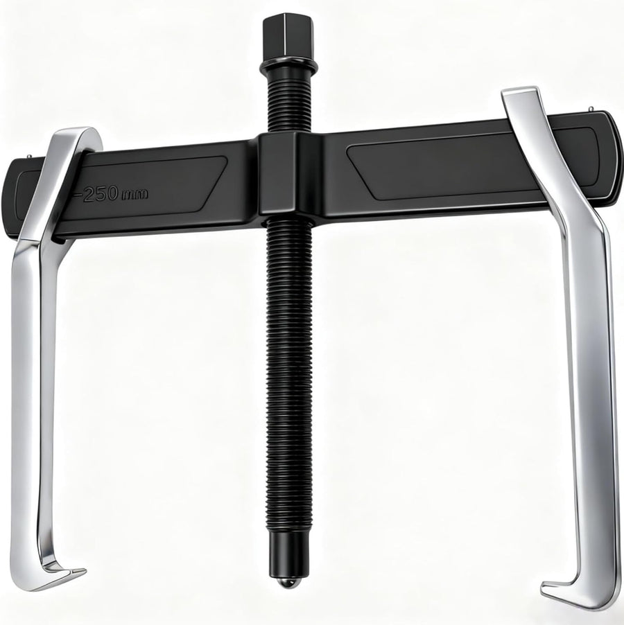 2-Jaw Gear Puller, 10 Inch Two Claws Puller Tool, Adjustable Steel Bearing Pulling Device, Heavy Duty Removal Pulleys, Separate Lifting Device for Flywheel Industrial Use, DIY Projects 