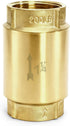 1-1/4 Inch Brass Check Valve, Universal One Way In Line Valves with Backflow Prevention, No Return Female Pipe Thread for Garden Hose Well Pumps Irrigation Systems, 1.25&