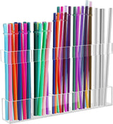 Rietjeshouder - Acrylic - 9.5 inch - Reusable - Cutlery Organizer - Storage Space - Kitchen Organizer - Super Sticky - Wall Organizer for the Cupboard - Transparent