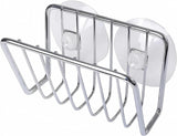 Sponsrek - Kitchen Gully Stone Sponsrek - Stainless Steel Suction Cup - Sponsholder - Silver