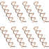 Spiral hair pins - rotating clips - knot rollers - DIY - rotating styling - hair sticks - hair styling tools - 20-piece set - rose gold