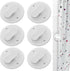 Shower Curtain Clips - 6 Pack - Self-Adhesive - Shower Splash Clips - For Curtains - Shower Curtains - Weighted Clips - Secure Shower Curtains and Curtains