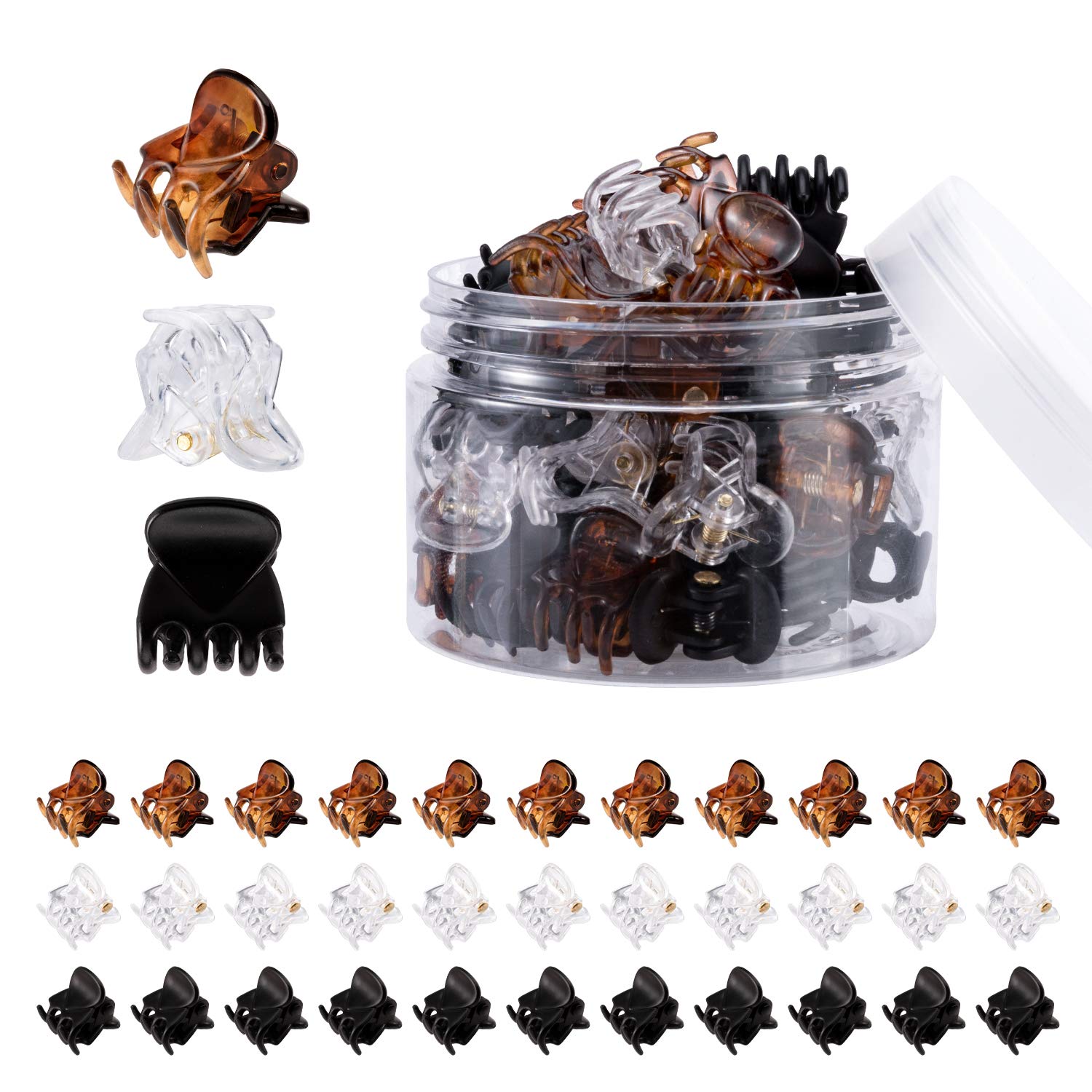 Hair pins - pony pins - 36 pieces - mini hair pins - durable - bulk quantity - cute pony pins - princess hairstyle - hair decoration