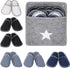 House Slippers - 6 pairs - 3 sizes - Guest Slippers - House Slipper Set - Fleece Wool - Non-slip - Disposable Slippers - Washable - Spa Slippers - Suitable for families - Hotels & travel