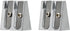 2-pack metal pencil sharpener with 2 holes Metal pencil sharpener for school Pencils for home School Office supplies