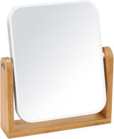 Desk mirror with standard 1x/3x magnification - double-sided - 360-degree swivel - portable vanity mirror with magnifying glass