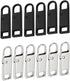 Reserve zips - 12-pack metal zips - removable - suitable for purses - clothing - jeans - suitcases - luggage
