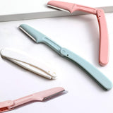 Set of 4 face razors - microdermabrasion blades for the face - eyebrow trimmers - face shavers and facial hair removal devices.