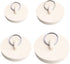 Set of 4 sink plugs - drain plugs - rubber drain stoppers and kitchen sink plugs with hanging ring - Suitable for bathtubs and bathrooms (4 sizes)