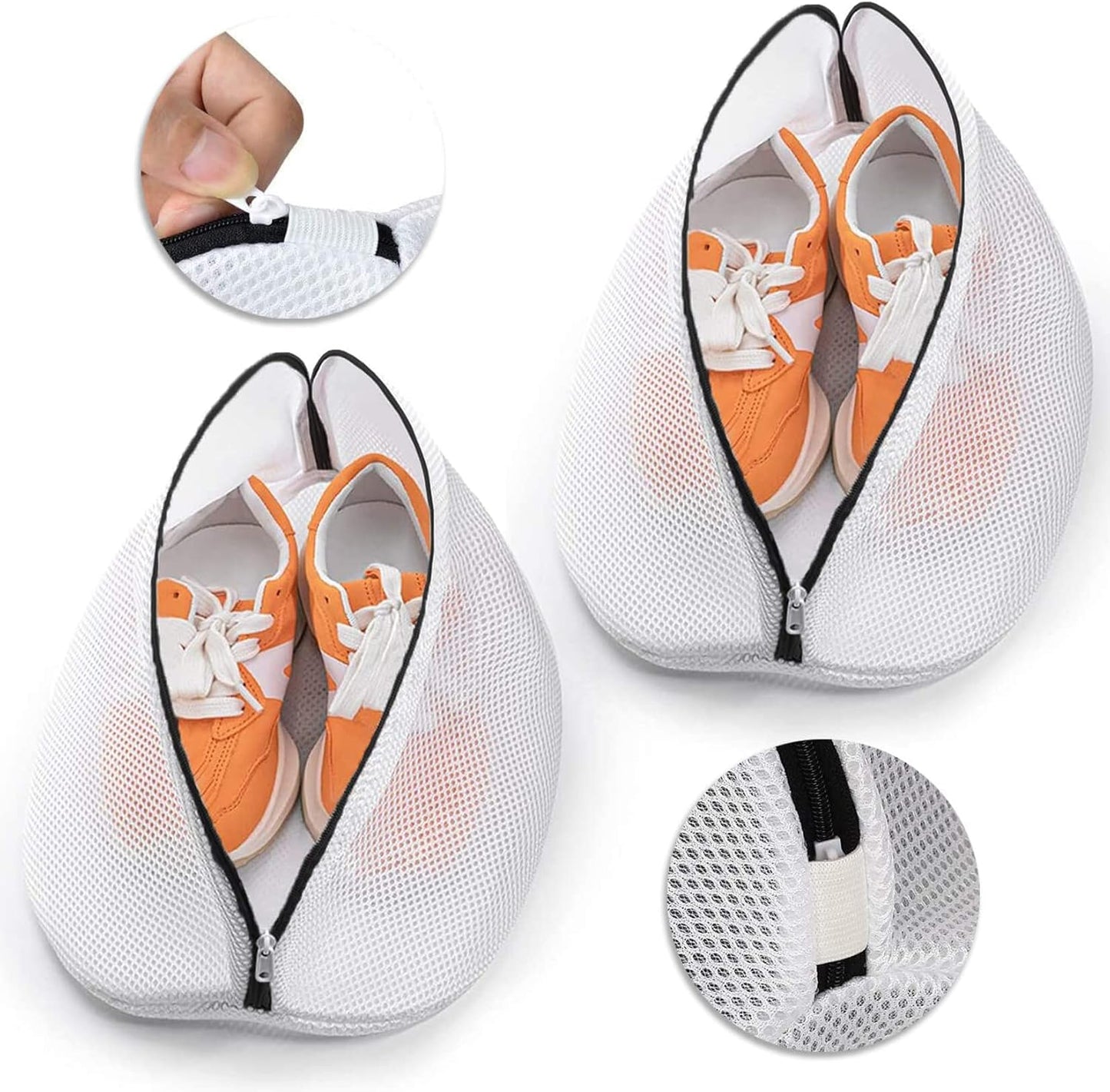 2-pack shoe wash bags - sneaker wash bags - shoe wash bags - shoe cleaning bags - multifunctional shoe wash bags for sneakers - socks - underwear - perfect for storage and travel
