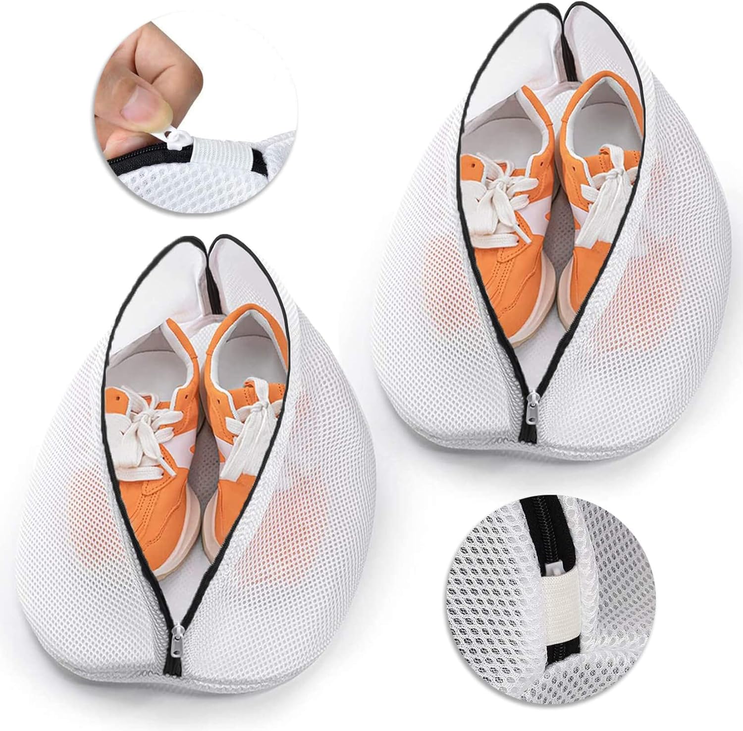 2-pack shoe wash bags - sneaker wash bags - shoe wash bags - shoe cleaning bags - multifunctional shoe wash bags for sneakers - socks - underwear - perfect for storage and travel