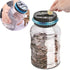 Digital Piggy Bank UK Coin Counter - Large Transparent Piggy Bank with LCD Screen - Piggy Bank as a Gift for Kids and Adults (Large Size)