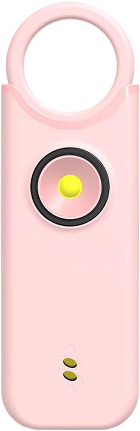 Personal alarm - Ladies - 135db - Rechargeable - SOS - LED light siren - Compact - Keychain - Siren with safety LED light