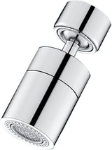 Faucet spray head for kitchen and sink taps - 360° swivel dual-function sprayer - 80-degree swivel tap spout with wide angle - Extended sprayer for taps - Splash-proof spray head for kitchen tap spouts