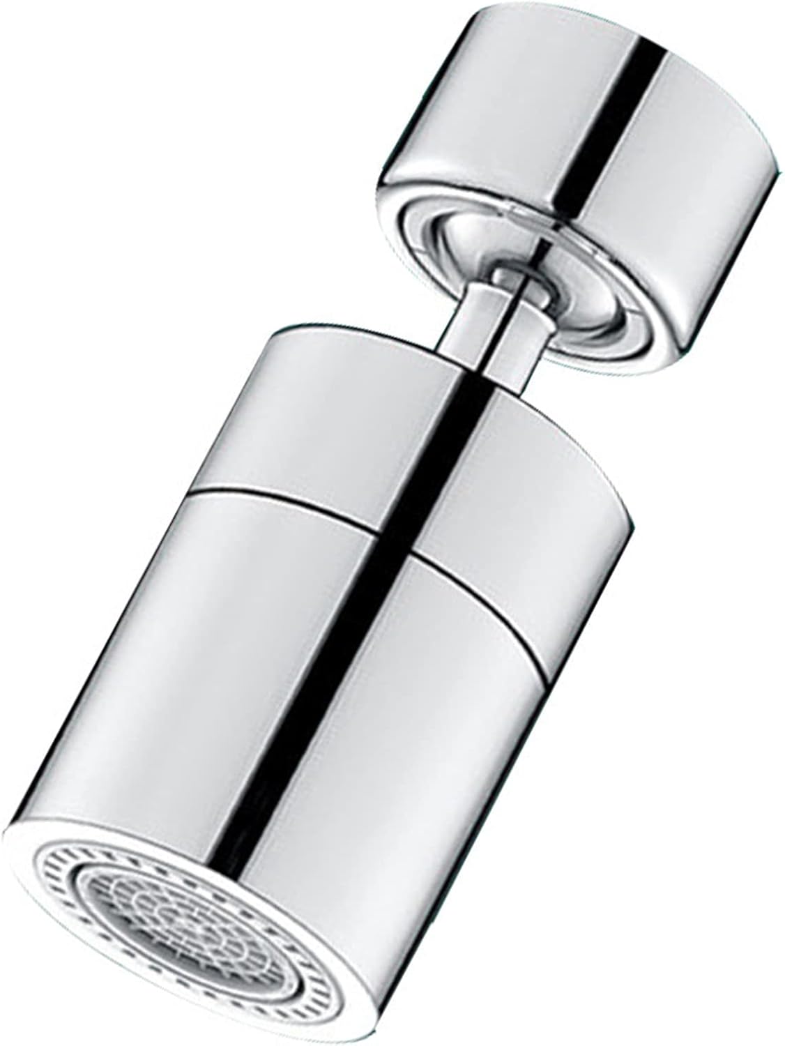 Faucet spray head for kitchen and sink taps - 360° swivel dual-function sprayer - 80-degree swivel tap spout with wide angle - Extended sprayer for taps - Splash-proof spray head for kitchen tap spouts