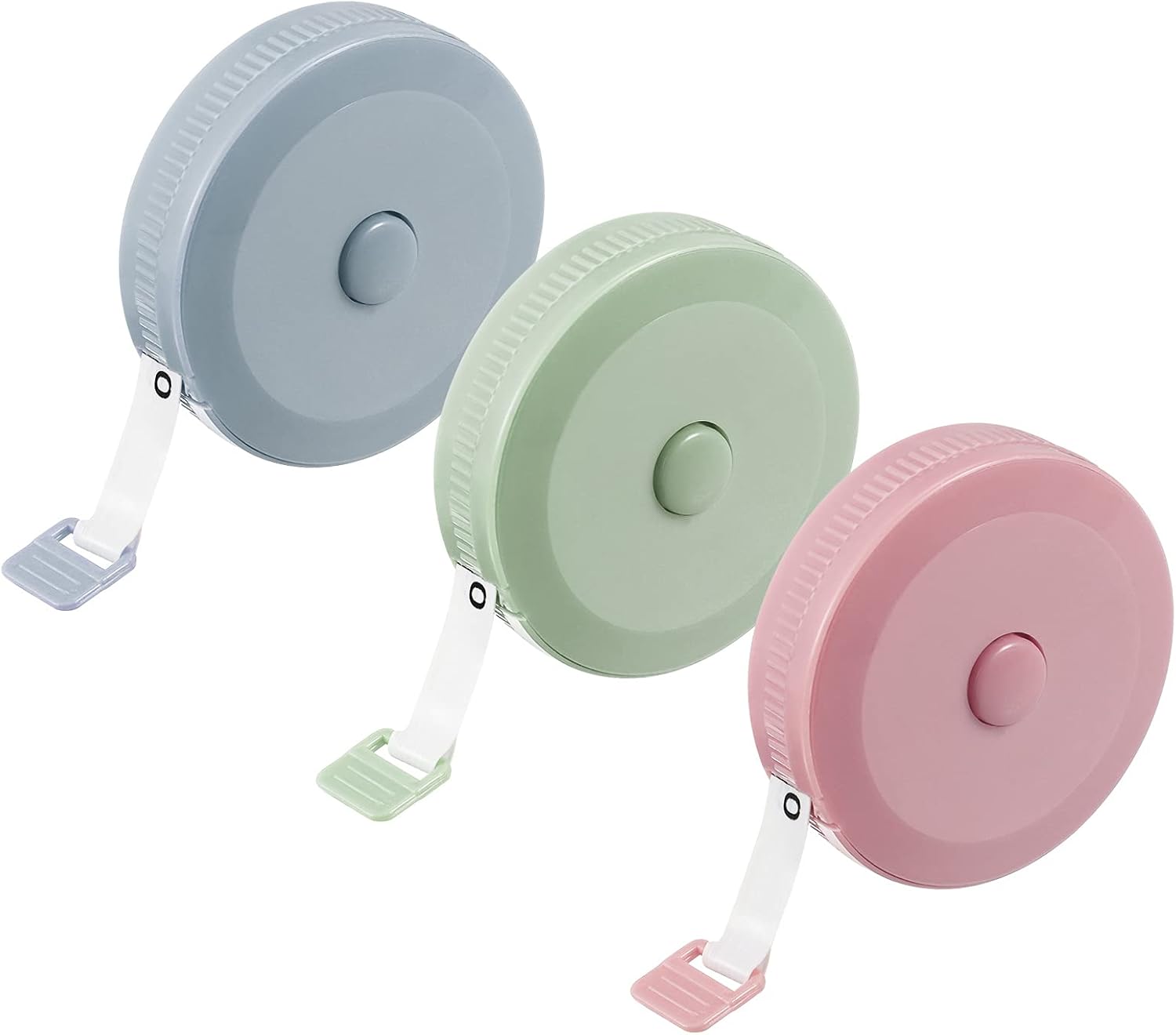 Meetlinten 3 pieces 200 cm/79 inch Sewing measuring tapes Retractable measuring tapes for measuring length, bust and waist