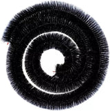 Gutter brush - Leaf catcher - Lead filter - Gutter drain cleaner - Leaf cleaner - Gutter unblocker - 4m x 100mm Black