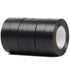 Black insulation tape 19 mm x 20 m 6-pack strong self-adhesive PVC insulation tape for insulating, repairing and protecting electrical wires