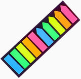 Sticky note labels, 200 sticky note labels, sticky note bookmarks in 2 shapes, mini file labels for marking pages and jotting down inspiration