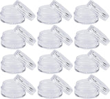 12 travel cosmetic jars, 5 ml cream, make-up monsters, containers with lids for women, glitter nail art, storage bottles