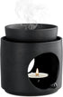 Ylang-ylang golden wax melt, ceramic oil burner aromatherapy machine, wax burner ceramic burner, aromatherapy holder, tealight holder diffuser, essential oil and wax melt, candle burner for home office decoration
