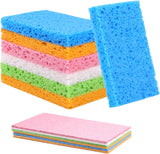 Dishwashing sponges, 12 natural cellulose cleaning sponges, anti-scratch kitchen sponges for washing dishes, home, cookware, bathroom