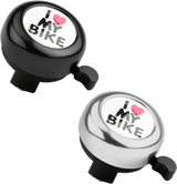 Bike bell - Classic nostalgic bell - Loud sound - Bike accessories - Kids' bike bell - Push bike bell - Adult bike bell - Hand-pulled - Black and silver