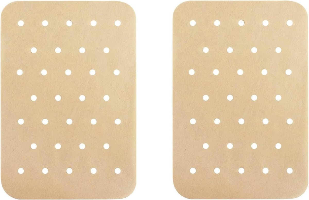 120 pieces Airfryer paper baking forms, Airfryer baking forms compatible with Ninja Foodi Dual Airfryer, non-stick perforated baking paper compatible with Ninja DZ201 DZ401