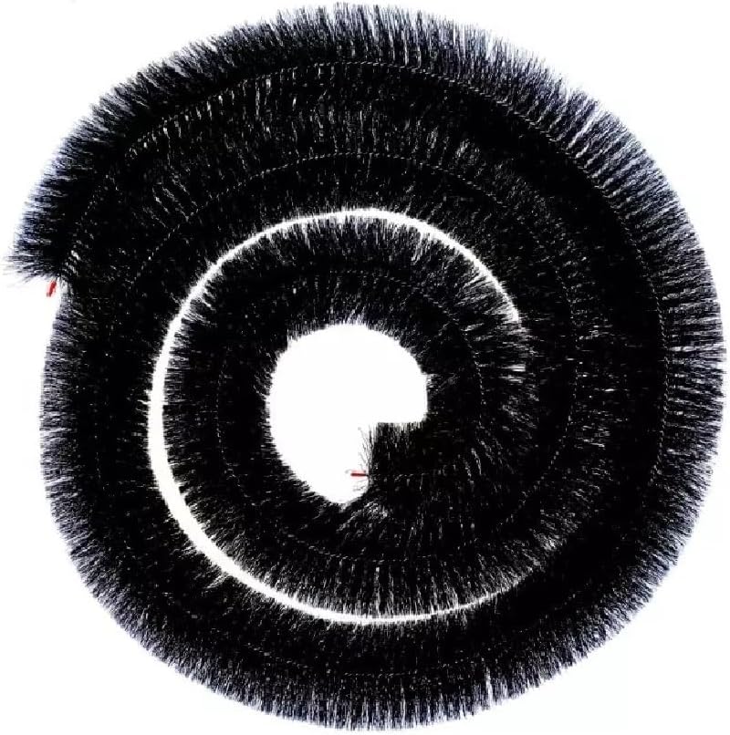 Gutter Brush - Leaf Catcher - Lead Filter - Gutter Drain Cleaner - Leaf Cleaner - Gutter Unblocker - 4m x 100mm Black