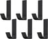 Strong adhesive hooks - 6 pack - suitable for hanging coats, bathrobes, towels and other items. Can also be installed in the shower to hang loofahs, towels, cloths, hats and other things.