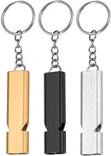 Fluitje - 3-pack - Safety whistle for survival - Suitable for camping in the great outdoors - Survival whistle - Referee whistle - Sports whistle, outdoor sports and dog training