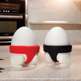 Egg Cup Holder – Egg Cup Holder (2-pack) | Egg Cups for soft-boiled and hard-boiled eggs - Fun sumo design - Great kitchen gift and breakfast helper