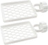 Set of two hangers, sponsor and sink organizer - drainage rack with clips - suitable for kitchens and bathrooms - reusable and removable - for holding soap and sponges - easy to install and adjust