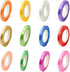 Set of 5 mm wide curly ribbon, 12 rolls of balloon curly ribbon, 12 colours curly balloon string, wrapping paper, ribbon, string, party ribbon, wedding, DIY, holiday crafts (10 m/roll)