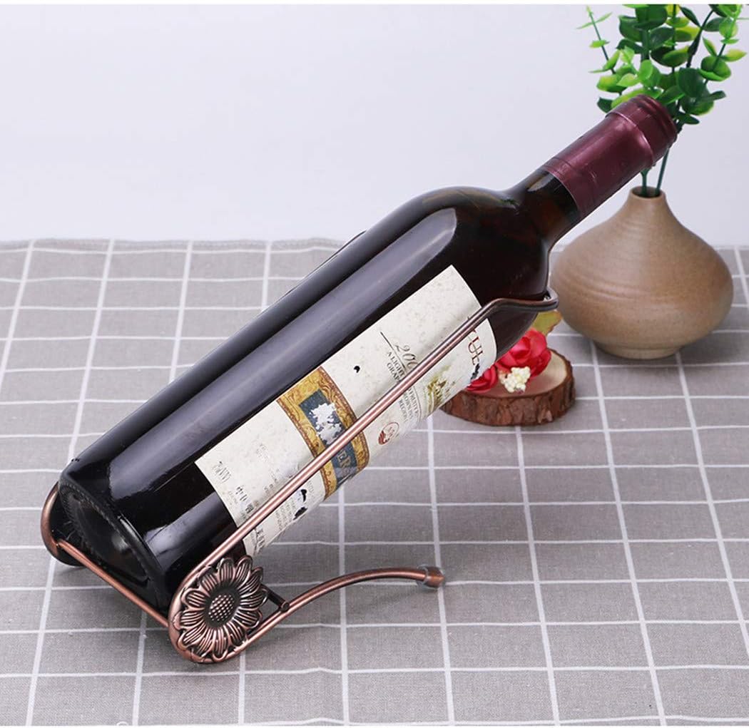 Stainless steel bottle rack - Table wine rack - Decorative inverted wine bottle rack - Modern luxury wine rack - New gift for kitchen and home decor (L-shaped - Bronze)