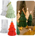 Set of two silicone Christmas tree candle molds - Christmas candle mold - DIY 3D silicone mold - silicone casting mold - suitable for making candles - making handmade soap - DIY crafts - Christmas decoration