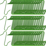 Haken - Kersthaken - Groene haken - 200 stuks - Kerstdecoratiehaken - Metaal - Ornamenten - Minihaken - Kerstboomdecoratie Feestartikelen