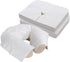 Disposable pillowcase - U-shaped pillow - 35*42cm - White - 100 pillowcases - Ultra soft - Anti-slip layer - Massage head support cover - Suitable for massage beds and chairs