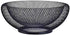 Fruit bowl - Mesh fruit bowl - Decorative fruit basket - Metal - Candy bowl - Suitable for kitchen, countertop, dining table, office - 10 inch (black)