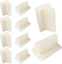 Biaungdo 10 Pack Pocket Door Bottom Guide, White Pocket Door Guide Kits Replacement