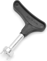Biaungdo Golf Spike Tool for Spike Shoes, Black Golf Shoe Spike Wrench, Zinc Alloy Golf Spike Removal Tool