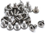 Biaungdo M6x10mm Stainless Steel Flat Head Hex Socket Cap Bolts Screws Countersunk Connector Fastener,Pack of 30