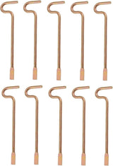 Bedroom/Bathroom Door Steel Emergency Key Pins Compatible with Kwikset Interior Levers and Knobs (10), Gold Color