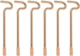Bedroom/Bathroom Door Steel Emergency Release Tool Compatible with Kwikset Interior Levers and Knobs (6), Gold Color