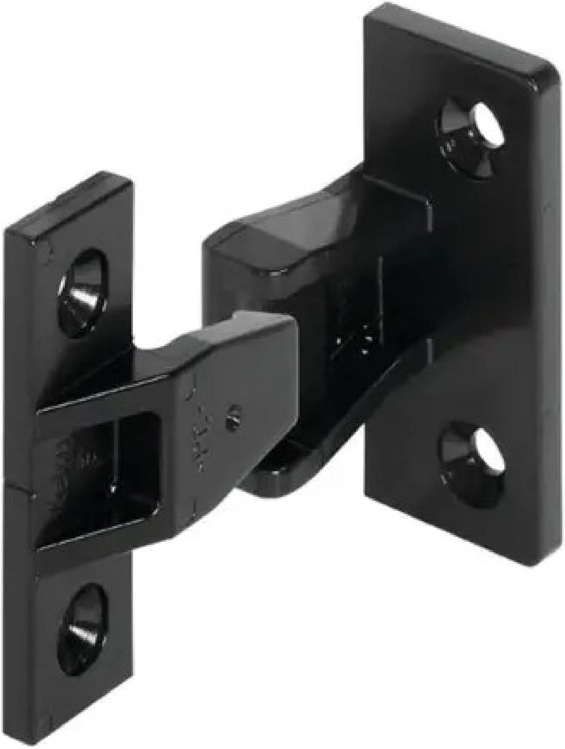 Hafele Keku Push-On Fitting Set - Bracket Connectors for False Front Panels, Cabinet Drawers, & Furniture (Screws Not Included)